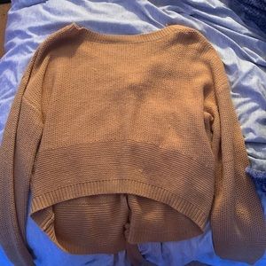 Yellow knit sweater size M